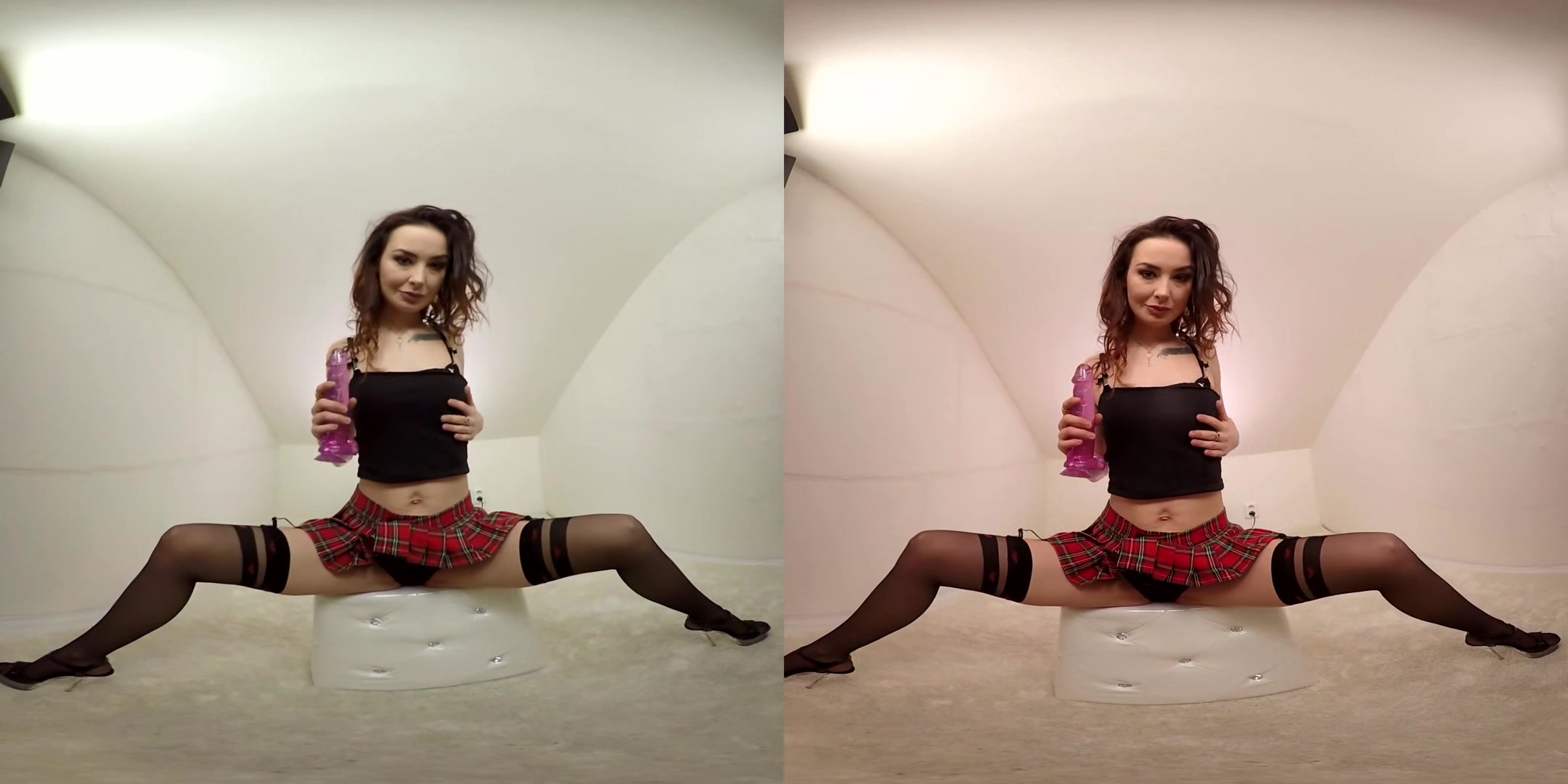 Schoolgirl Lara Ferry Cumming - Petite Teen Toying
