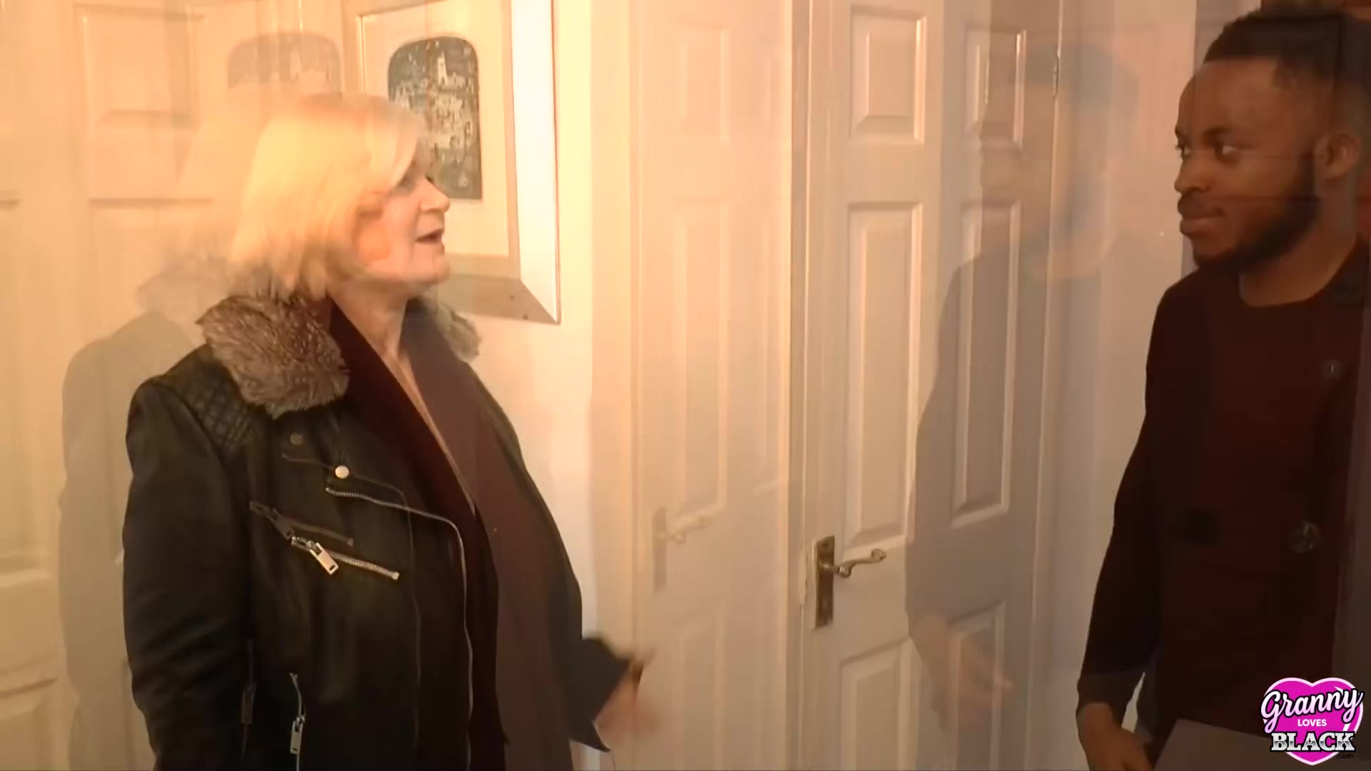 GRANNYLOVESBLACK - Slutty Lacey Pays Hung Taxi Driver With Sex