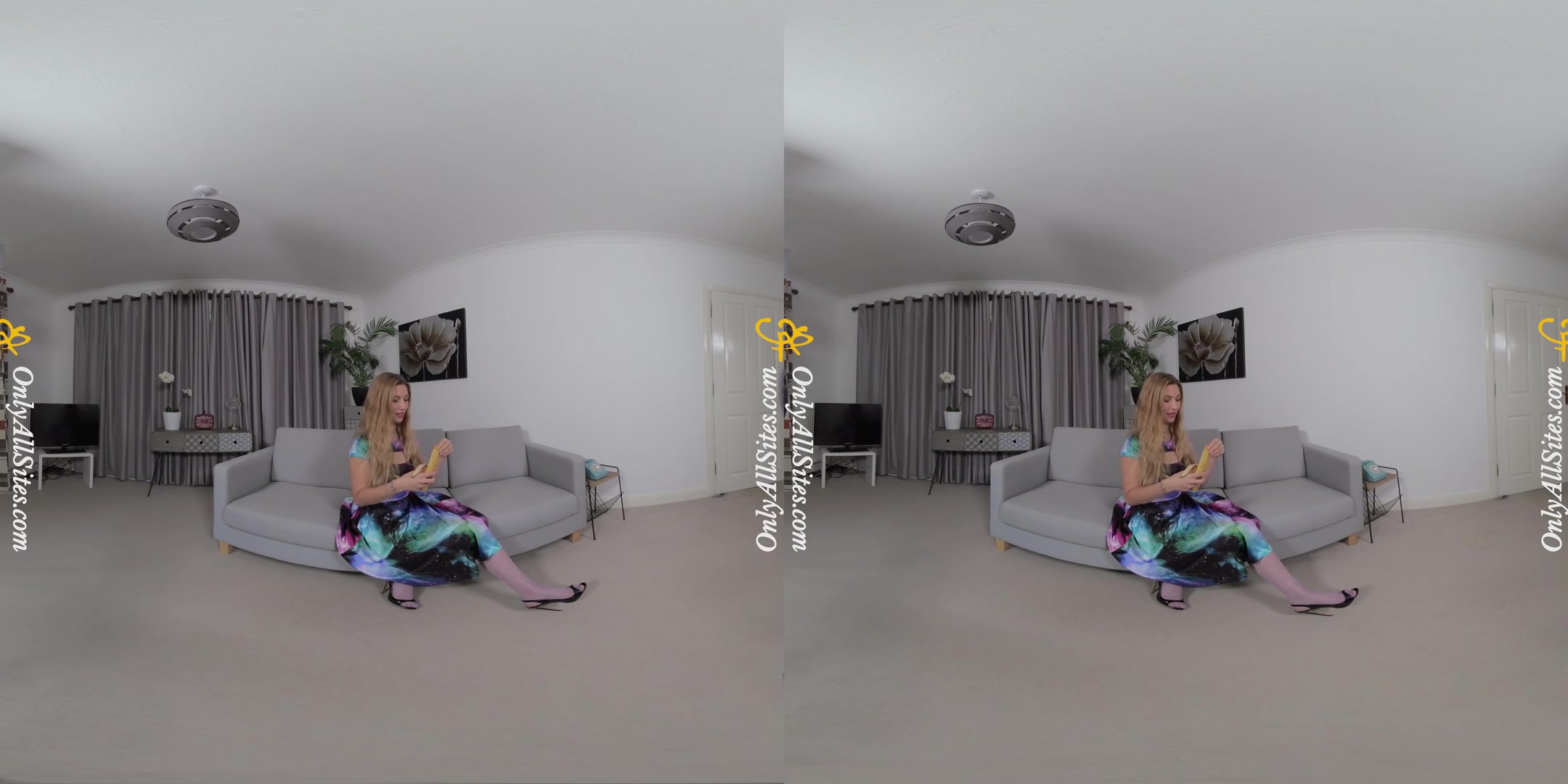 Blonde British Babe Gets Naked - OnlyTease