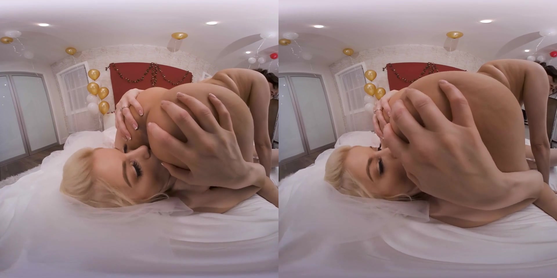 Charlotte Stokely & Shyla Jennings in Wedding Night Cuckold VR Porn Video - VRBangers