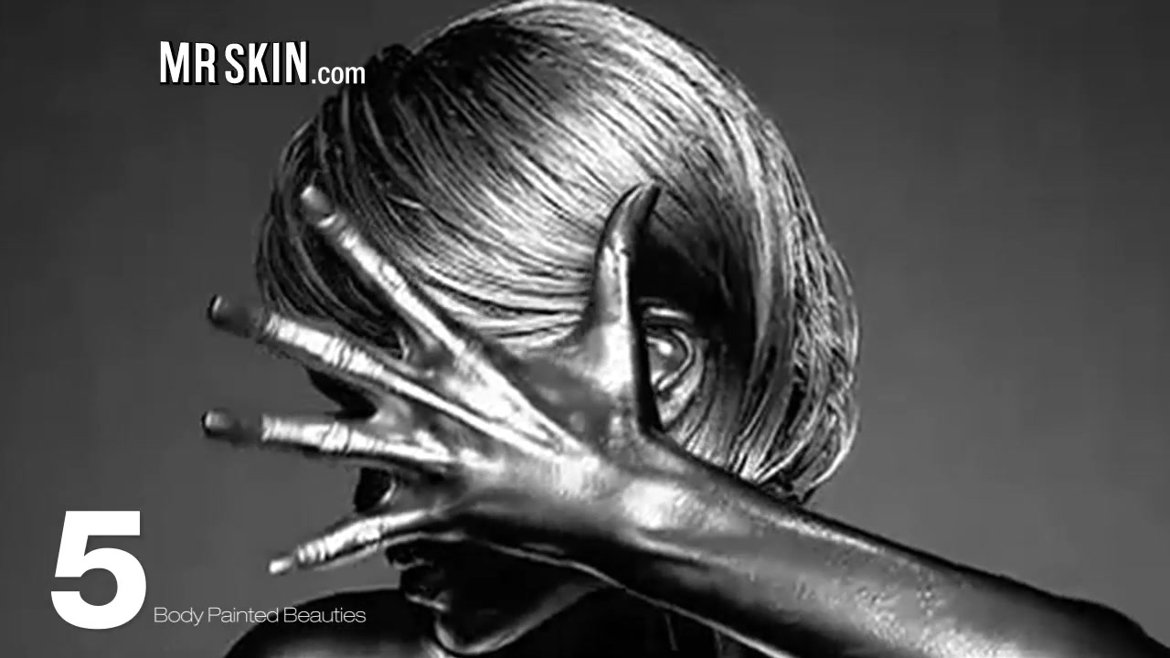 Top 5 Body Painted Beauties - Mr.Skin