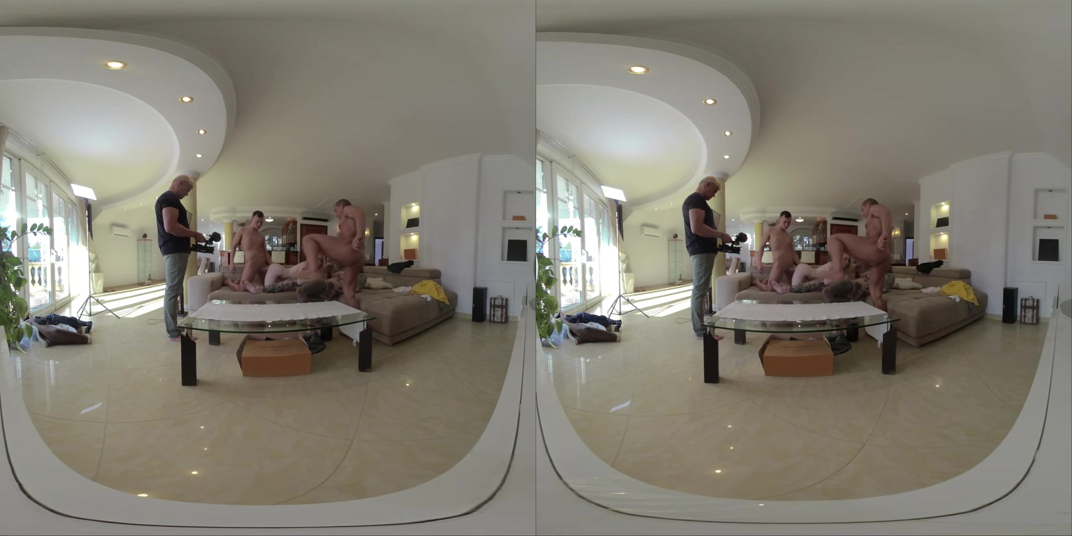 Vr Video Part Three Little Freak Licks Cum From Chocolate In Huge Cock Gangbang