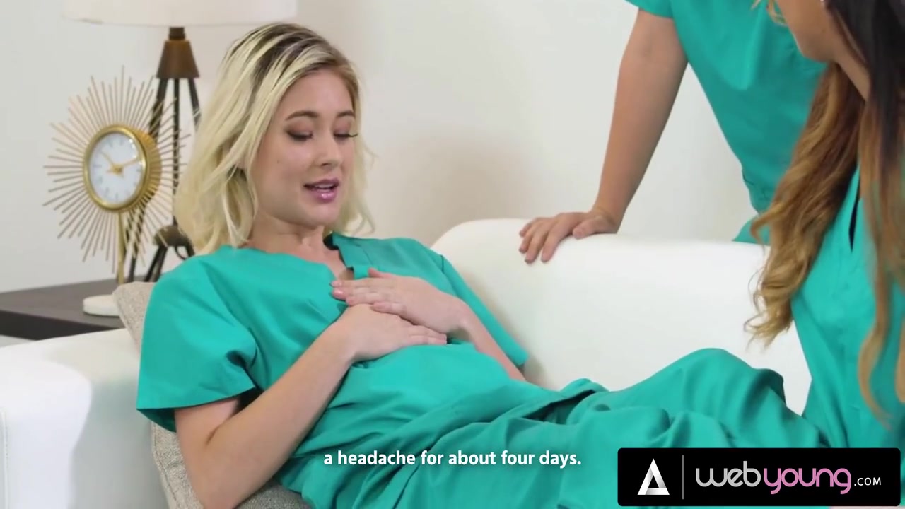 Laney Grey And Jessie Saint In Nurse Apprentices Have A Threesome With Their Hot Bestie While Practicing