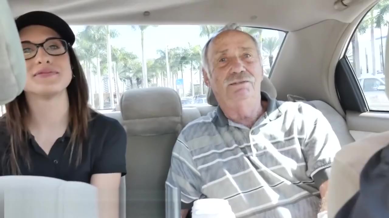 BANGBROS - Old Man Roger Is Turning 68, So We Got Him Barista Akira Shell