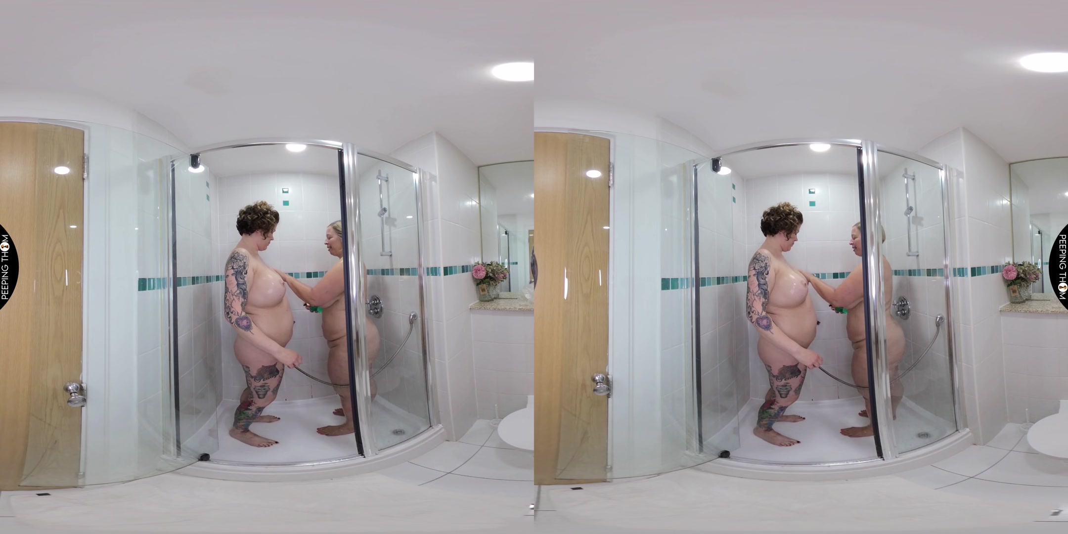 Behind The Scenes Shower - PeepingThom