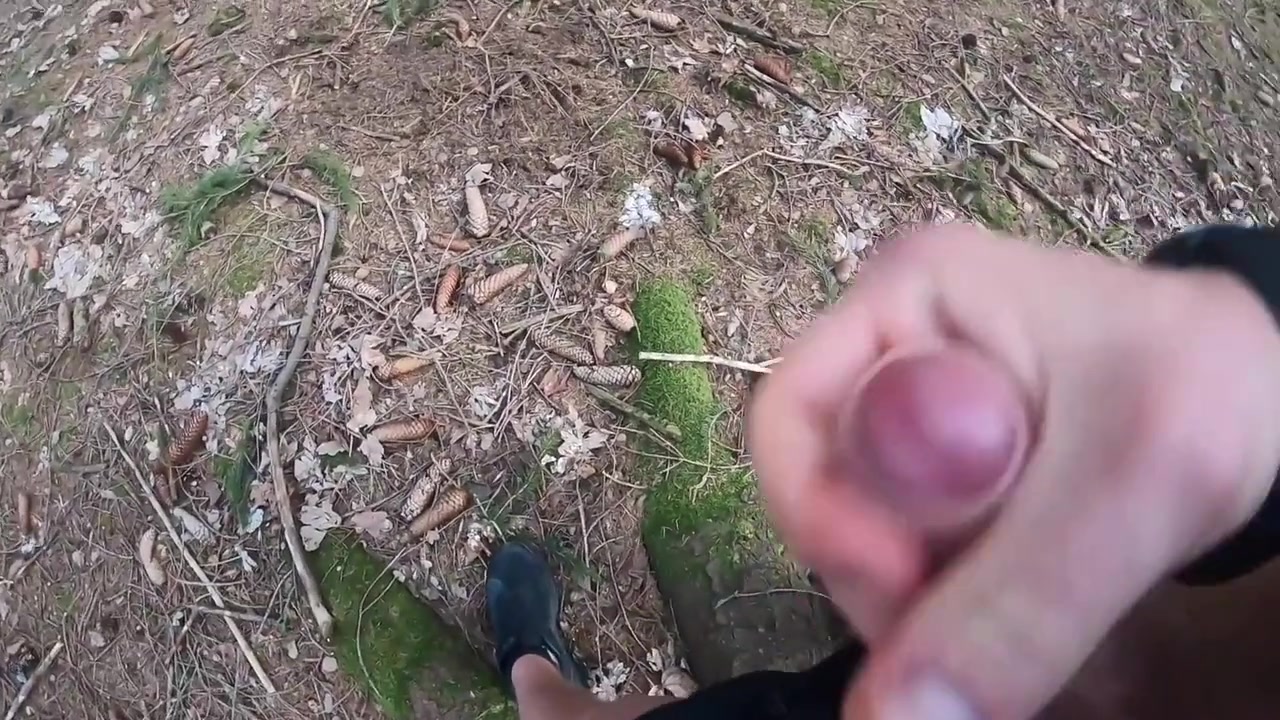 A Cutie Cumming In The Woods 2