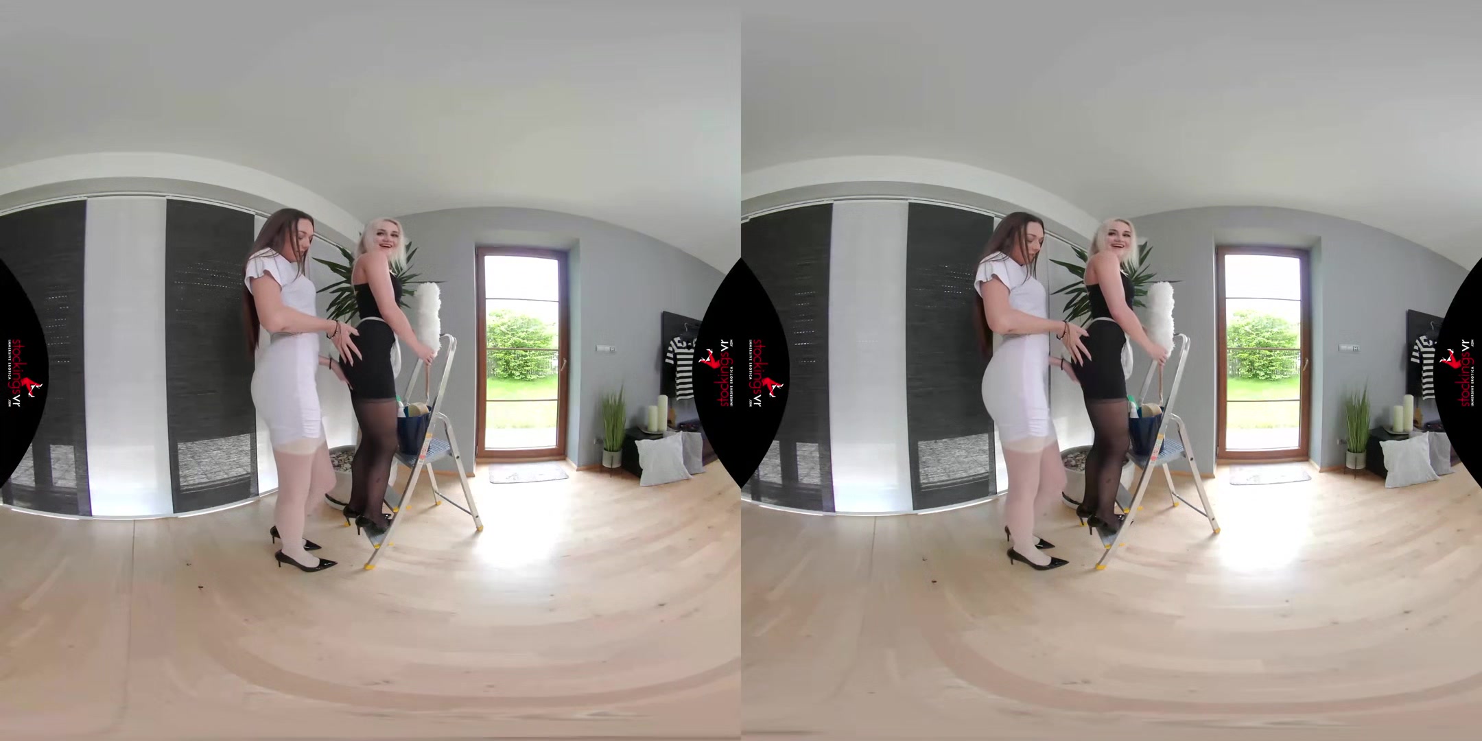 Lipstick lesbians in lingerie starring Marilyn Sugar and Isabella Della