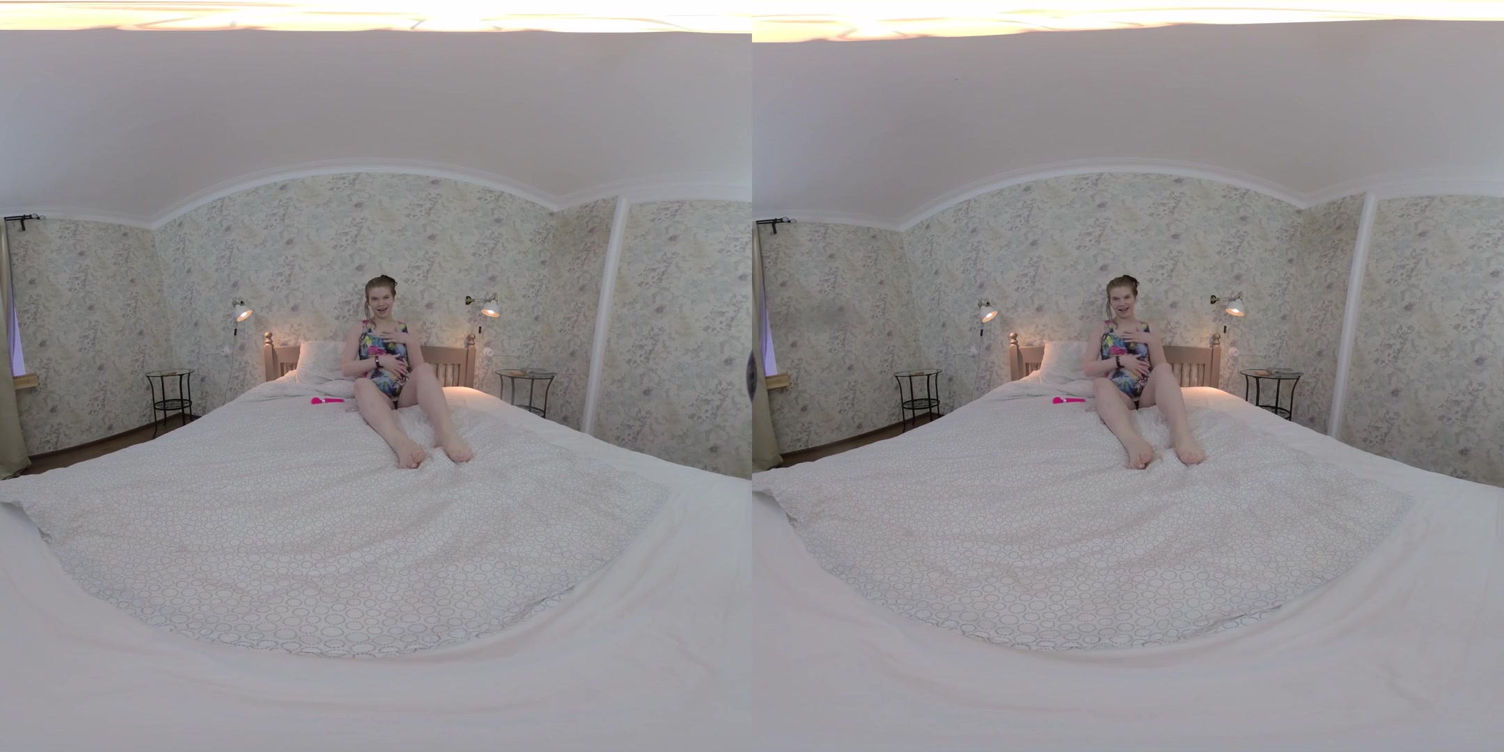 Pregnant Sandra Mea Plays With Pussy In Your Bed - Amateur Babe with a Dildo