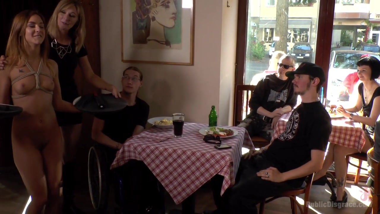 Party Girl Gets Pasta With A Side Of Balls In Her Mouth - PublicDisgrace