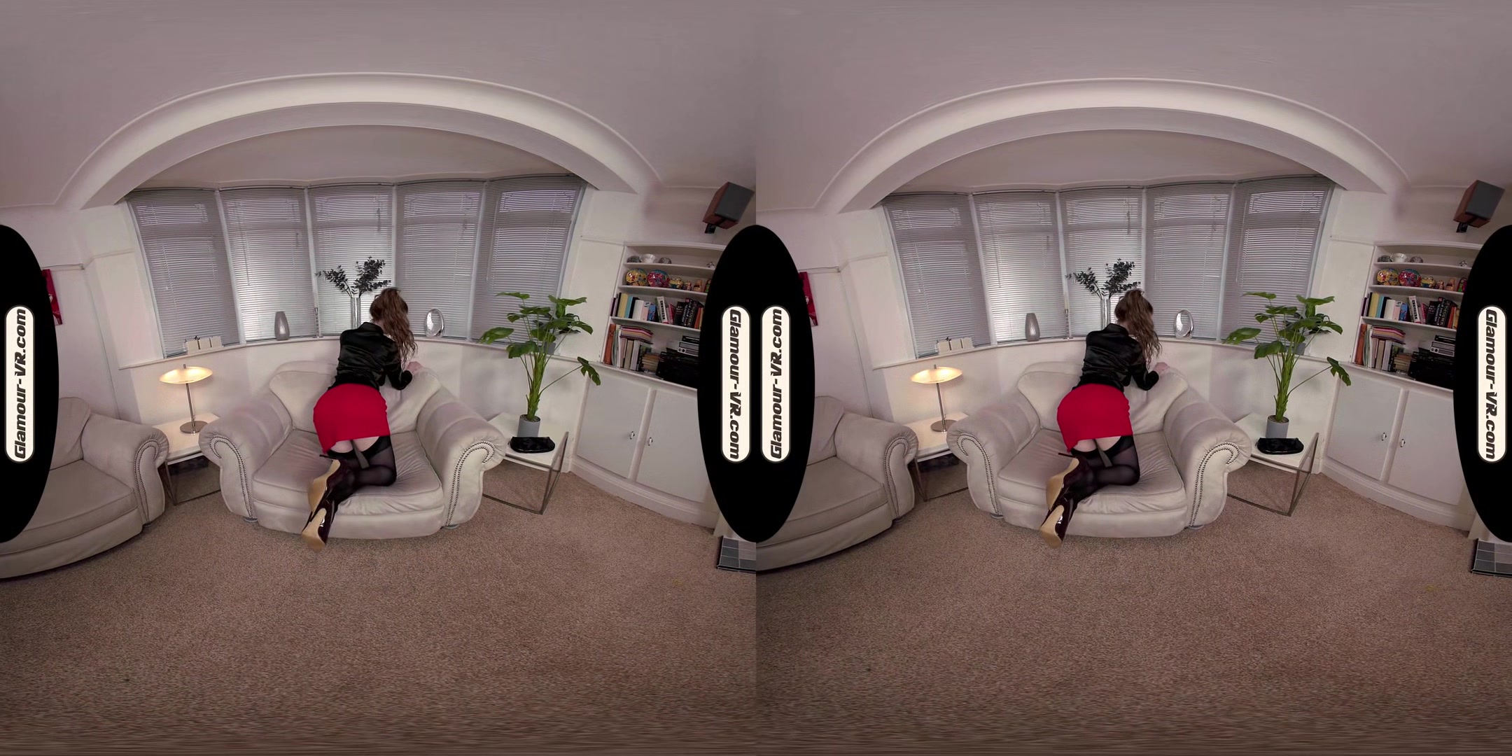 Brook Logan Sexy Secretary With Black Stockings Pleasures Herself Joi - 8k Vr