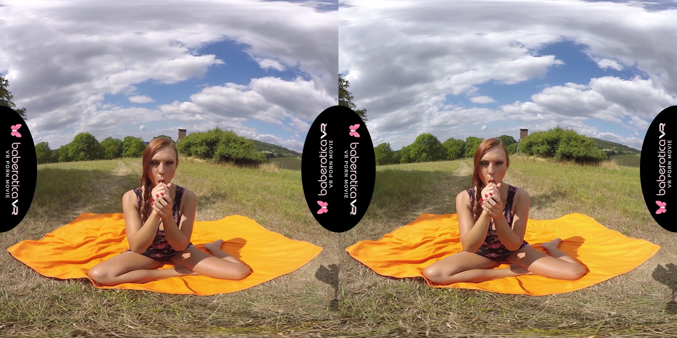 Ginger Ornela Morgan Outdoor Fun With Her Pussy - BaberoticaVR