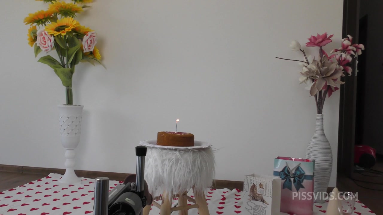 Happy B-DAY Timea Bella with drinking own piss, playing with huge toys, anal fisting, sex maschine, foot -fetish - PissVids