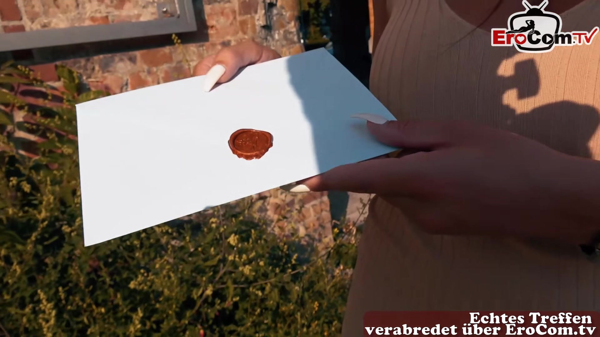 Real Blind Date Show with german Latina Single Slut