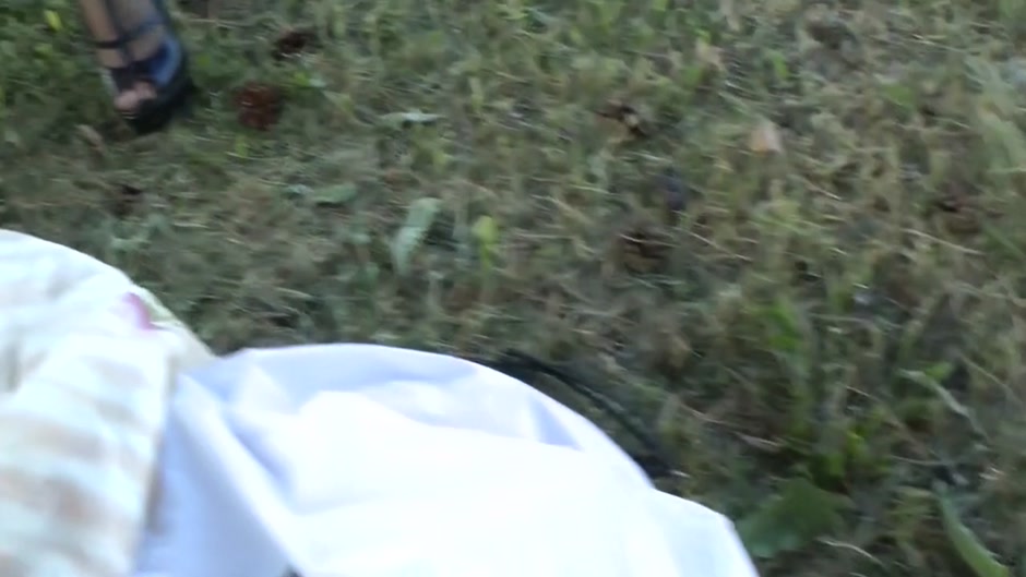 Beautiful gal gets fucked on a public playground