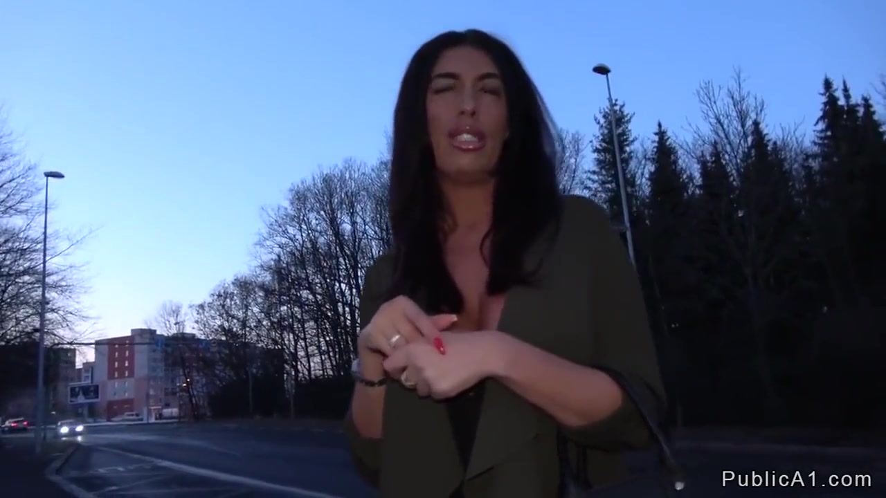 Brunette Fucks Pov In Public