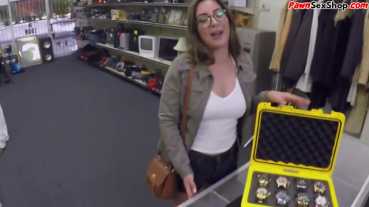 Big Ass Customer Rides Bosses Cock In Pov In Pawnshop Office