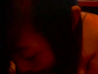 Japanese girlfriend giving me a handjob and swallowing cum