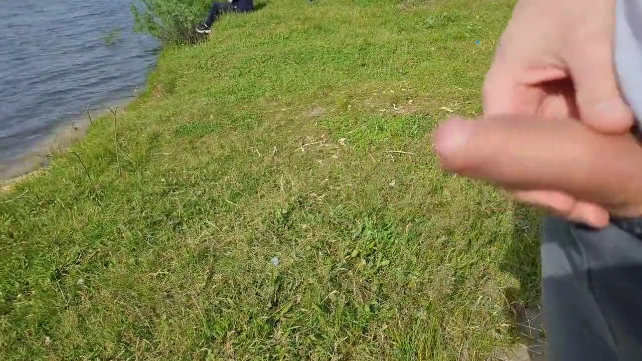 Man Flashes Cock In Public And Cumshot Near Beautiful Blonde Girl She Look How His Jerkoff Hard Dick And Cum On Her Body