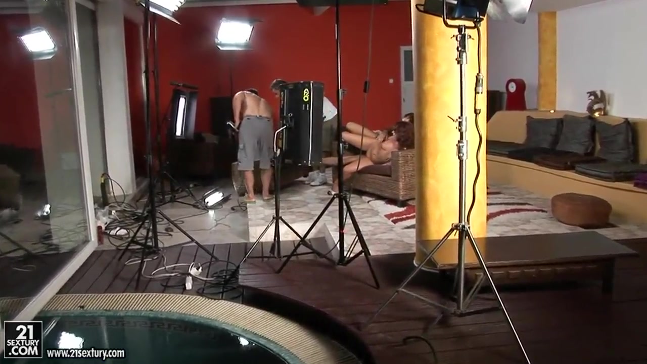 Backstage with a gorgeous redhead bitch named Bellina