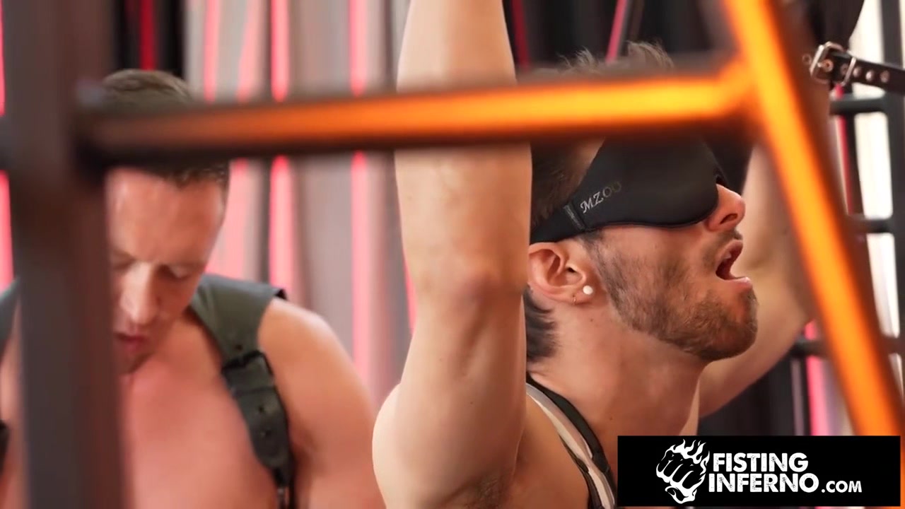 Twink Sub Restrained N Fist Punched By Dom
