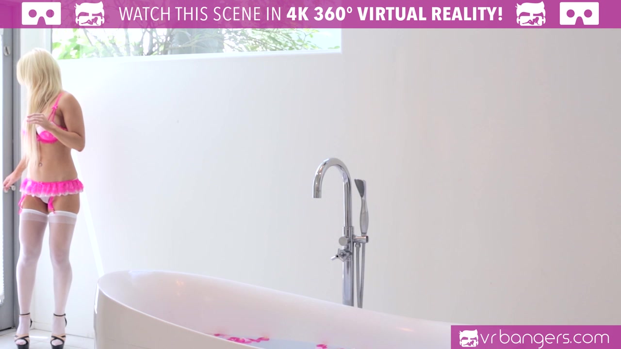 VR Bangers - HOT BLONDE Alix Lynx caught by boyfriend masturbating