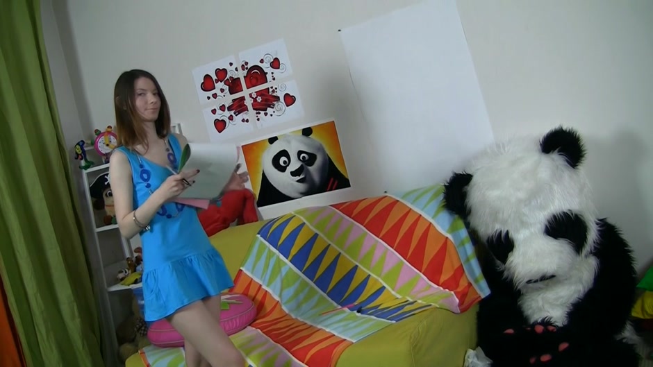Wild sex with a toy ended when slut got creampied