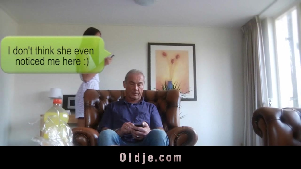 Young girl sucking old dick