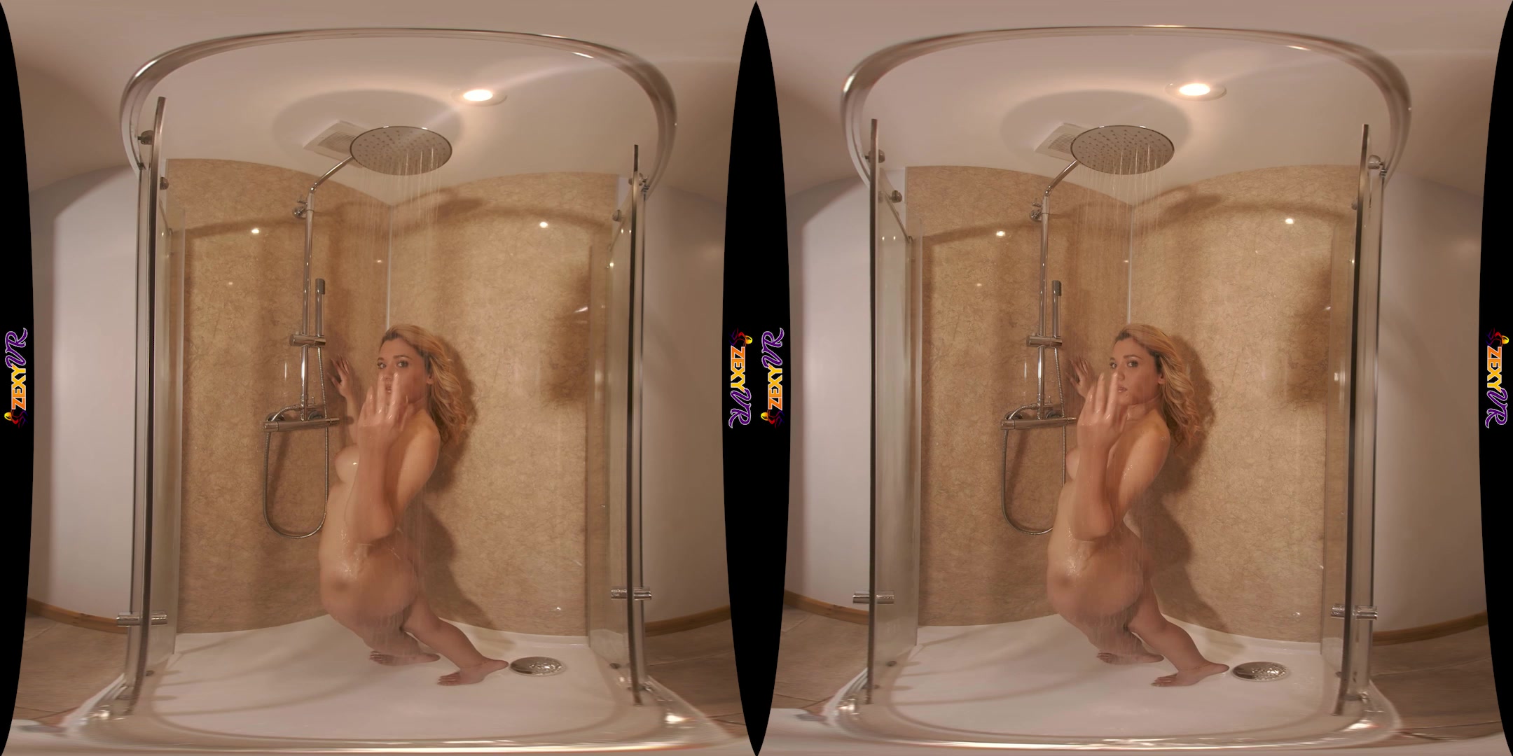 Steamy Shower featuring Chelsea Essex - ZexyVR
