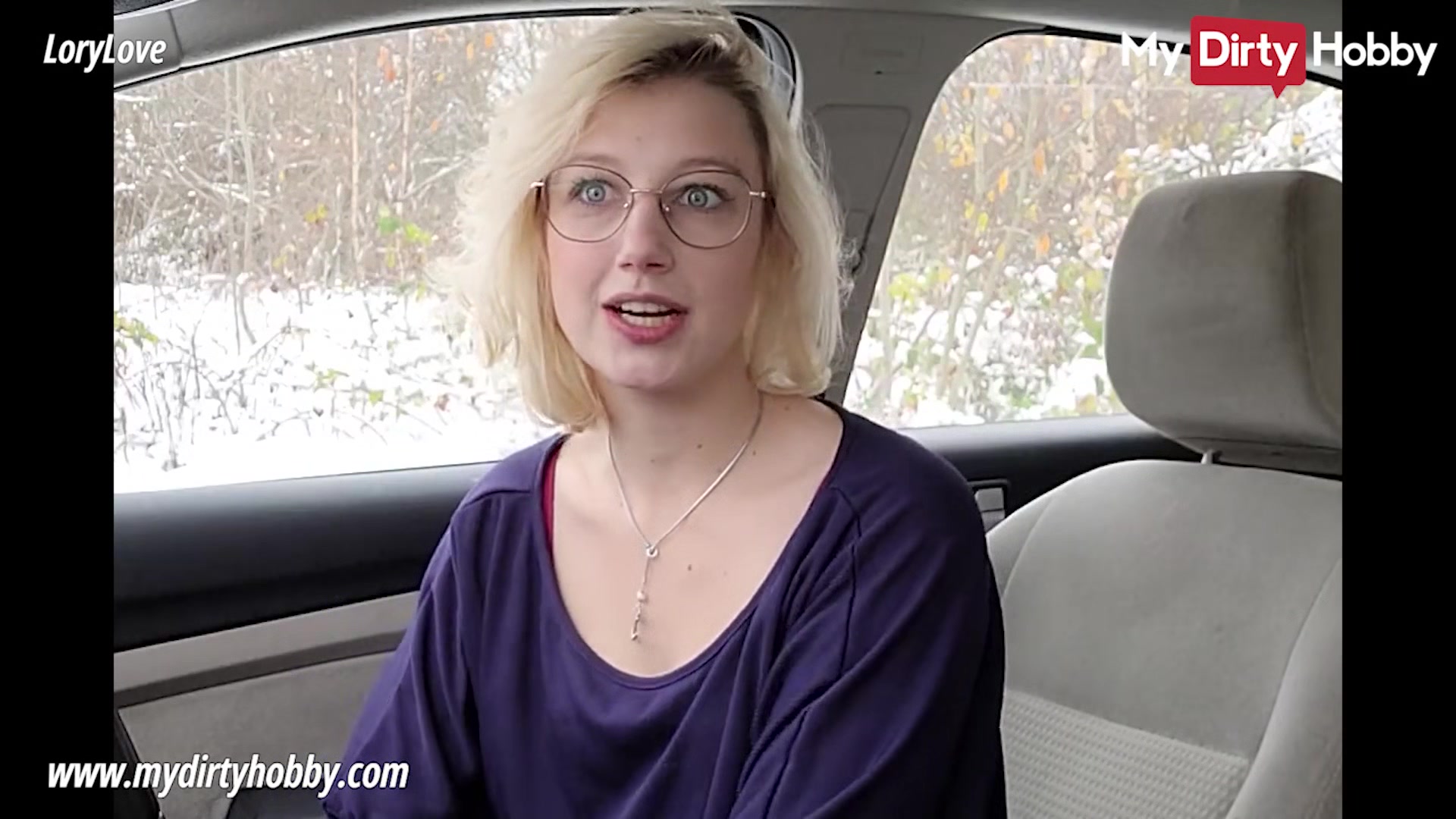 My Dirty Hobby - Gorgeous blonde plays with her pussy in public