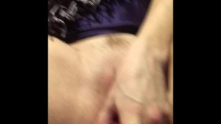 Milf fucked with candle