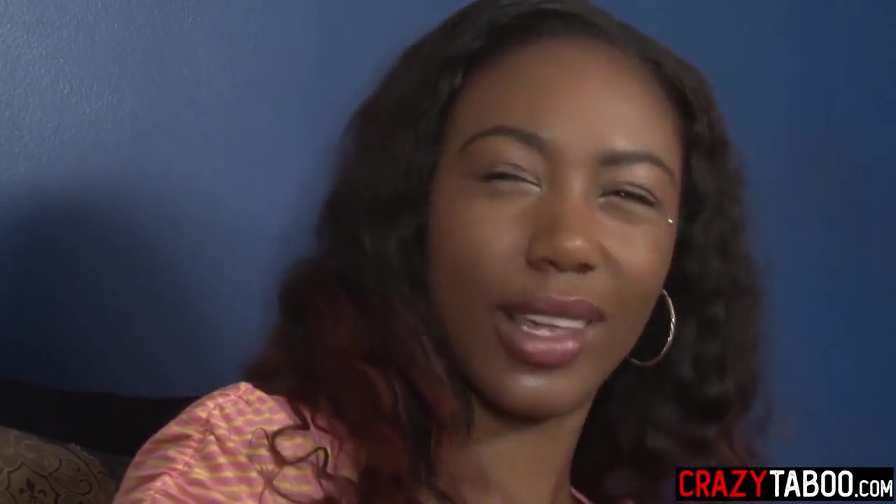 Naughty Ebony Stepdaughter Sucks And Fucks New Big Dick Step daddy With Chanell Heart
