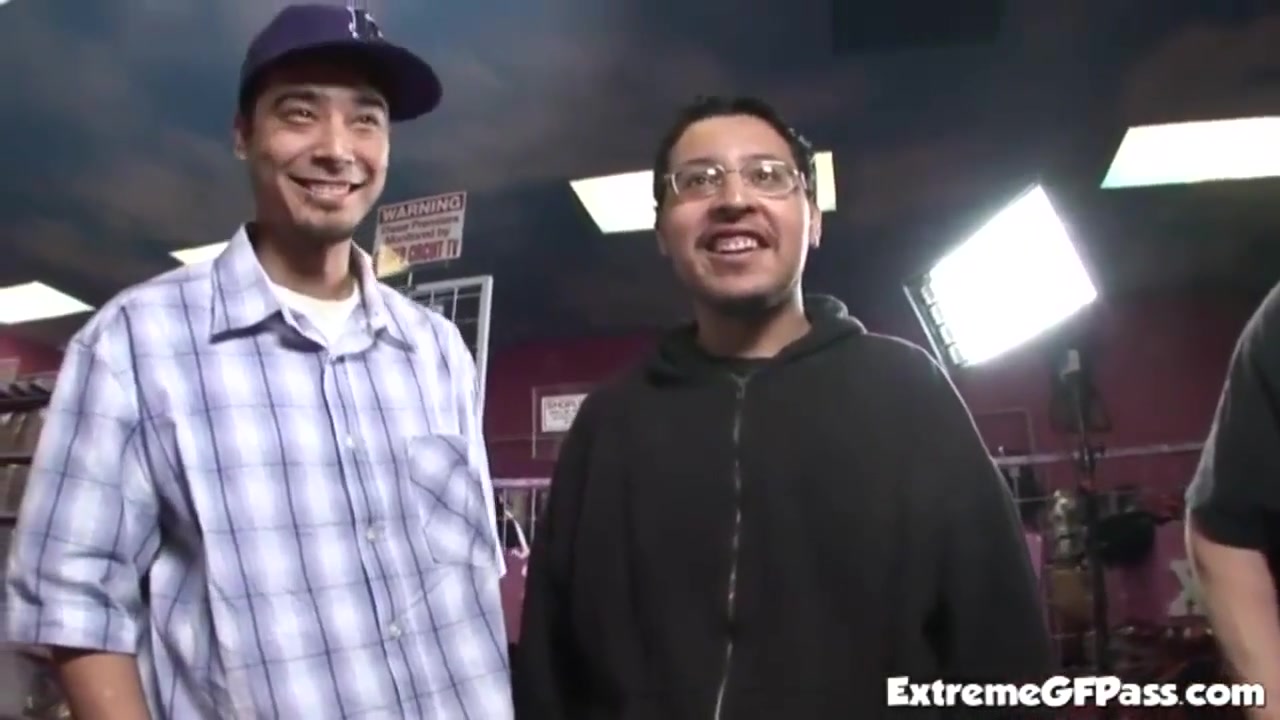 Rides In Filthy Sex Shop Trio - Cock Whore
