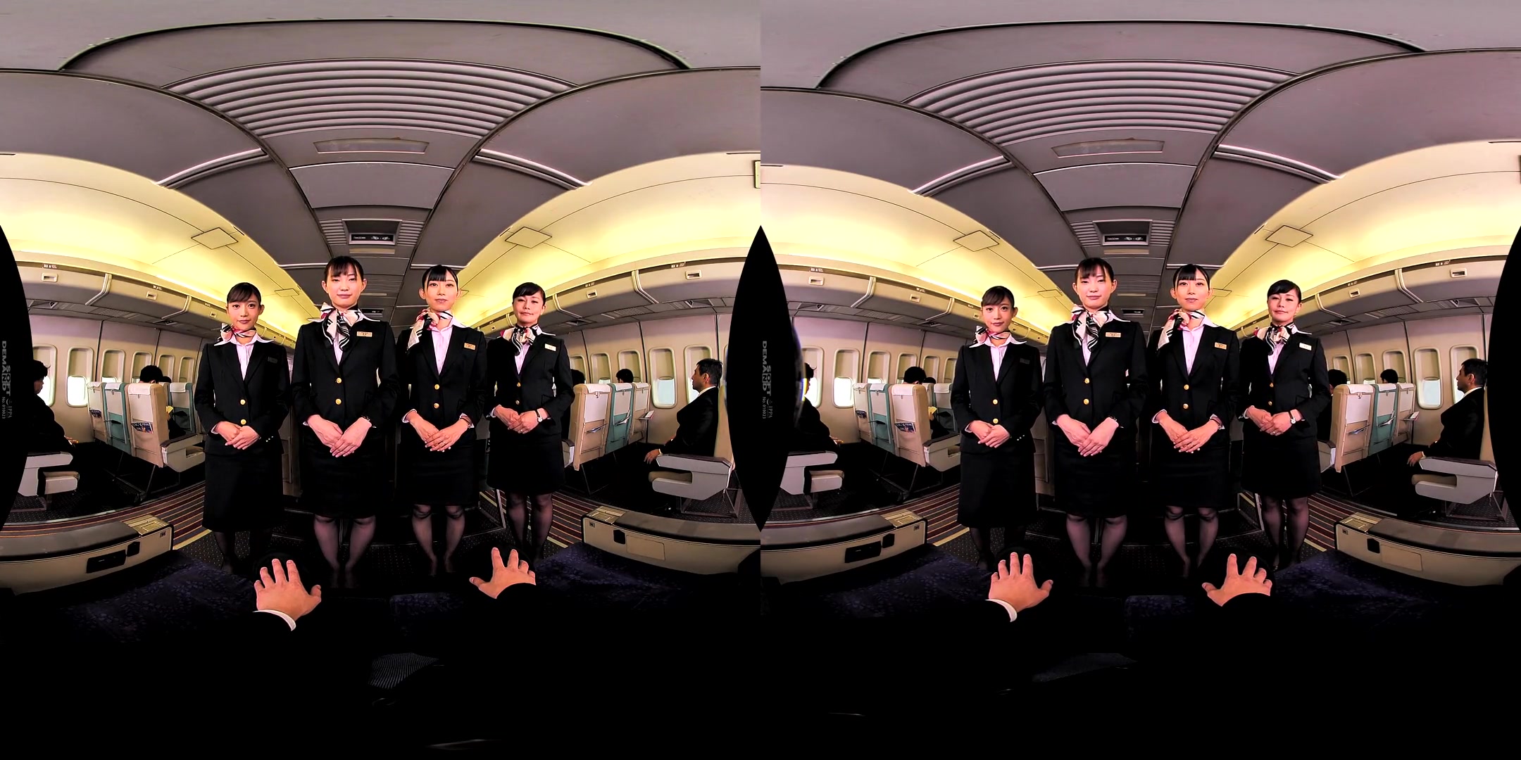 In-Flight Pussy Straddling VR 1 - Asian Uniform Public Sex