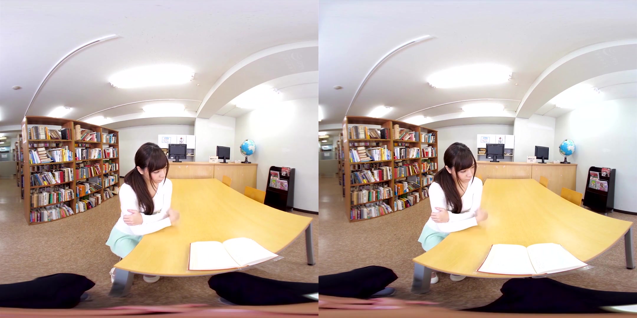 A Moment in the Library with a Who Doesn't Even Know your Name - JAV Idol POV Sex