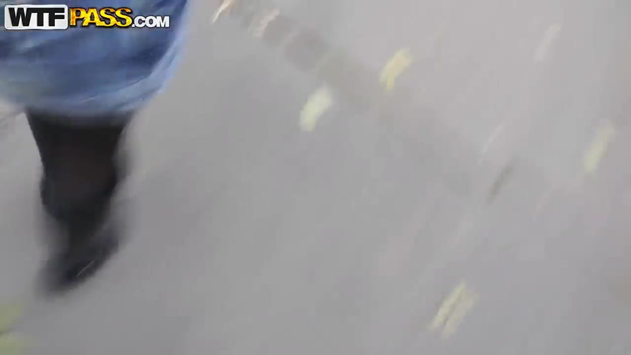 Kristene is showing her small boobs on tape