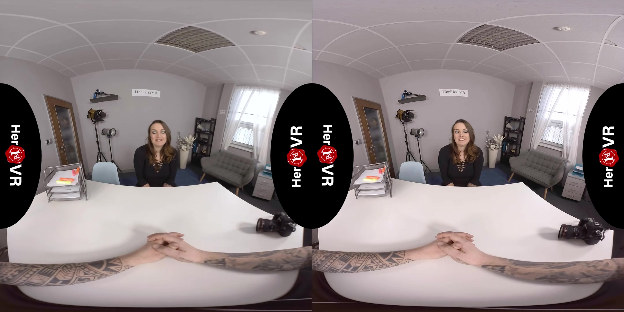 Lea - VR Casting - HerFirstVR