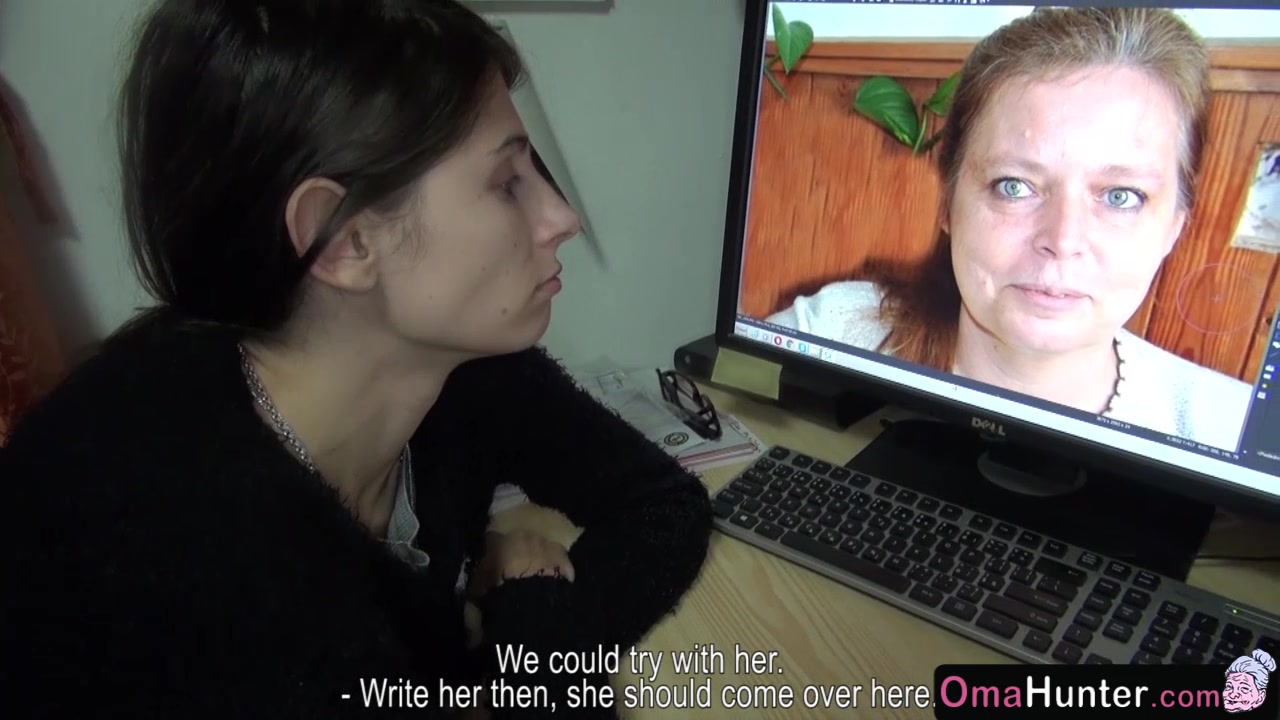 teen 18+ Girl with her Old Boyfriend and Chubby Mature Woman