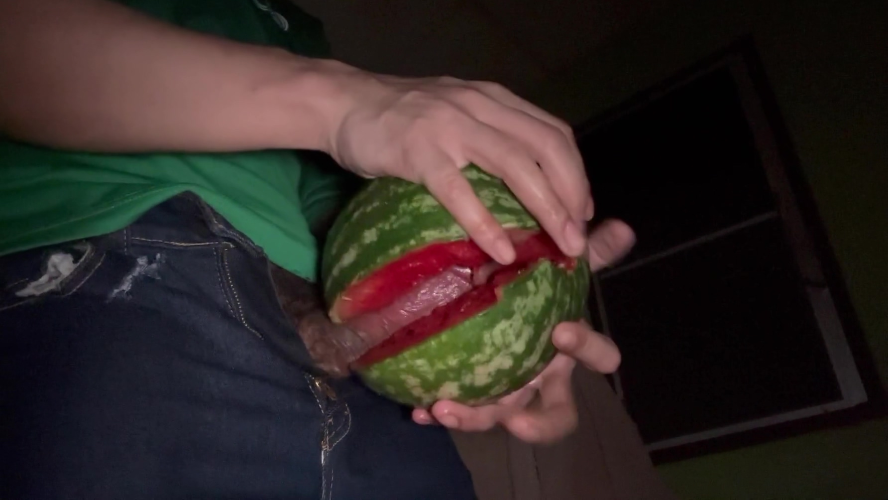 Watermelon As An Intimate Accessory