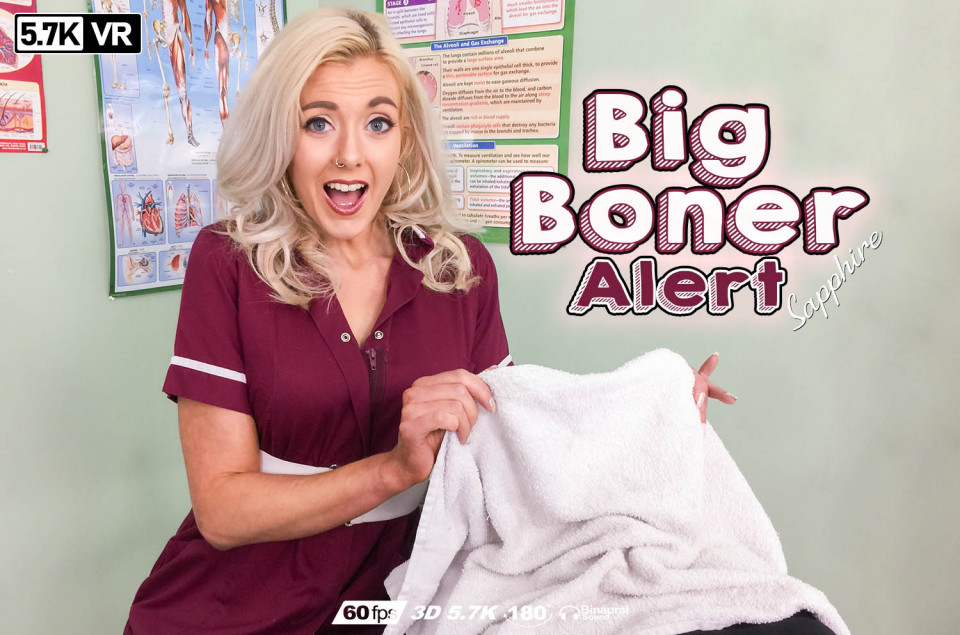 Big Boner Alert featuring Sapphire - WankitNowVR