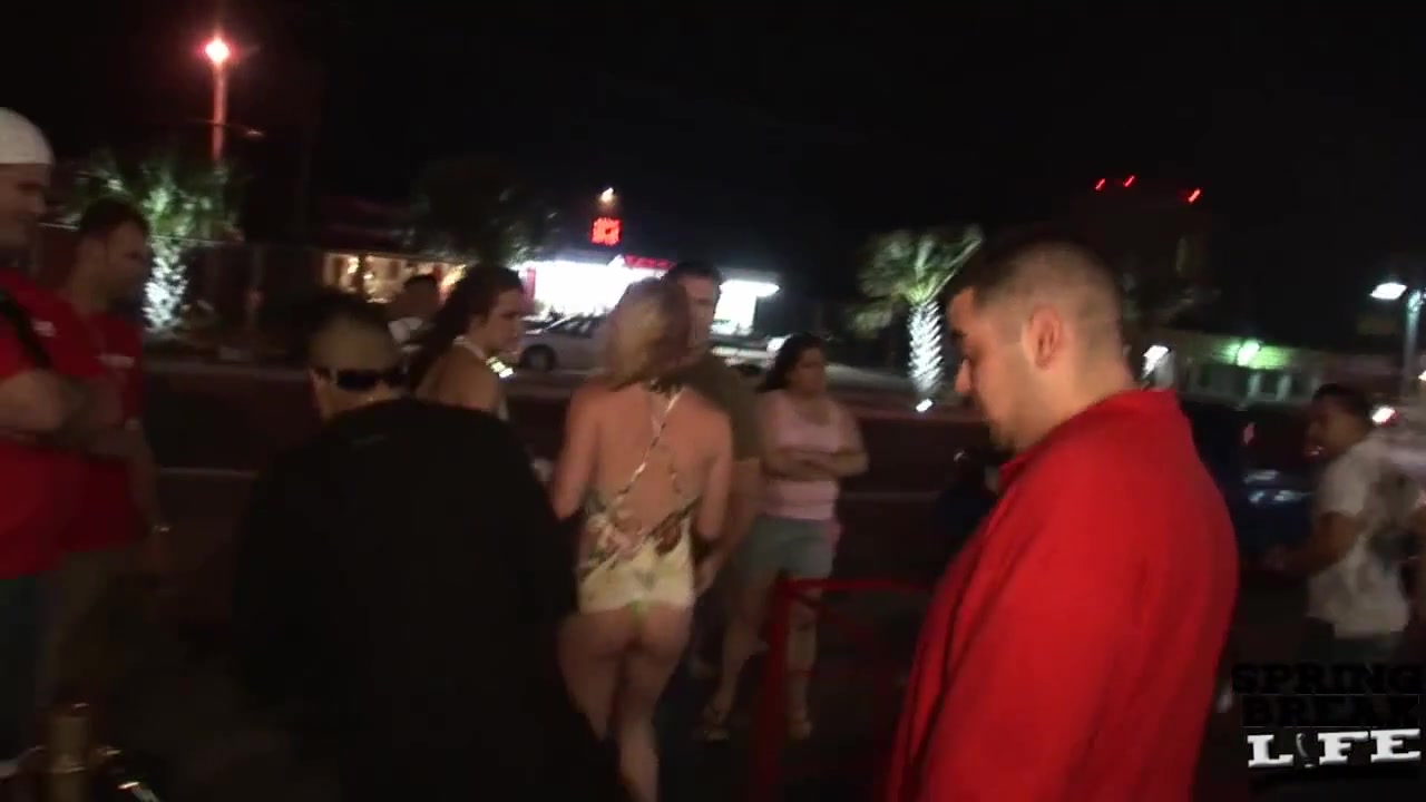 Girls Flashing at Rap Concert and Upskirt Pussy Flashers - SpringbreakLife