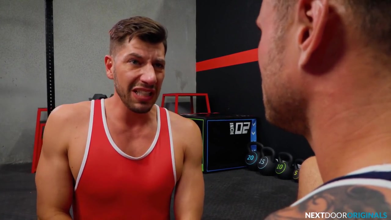 Two Rival Wrestlers Hardcore Tussle With Blain O Connor And Jordan Starr