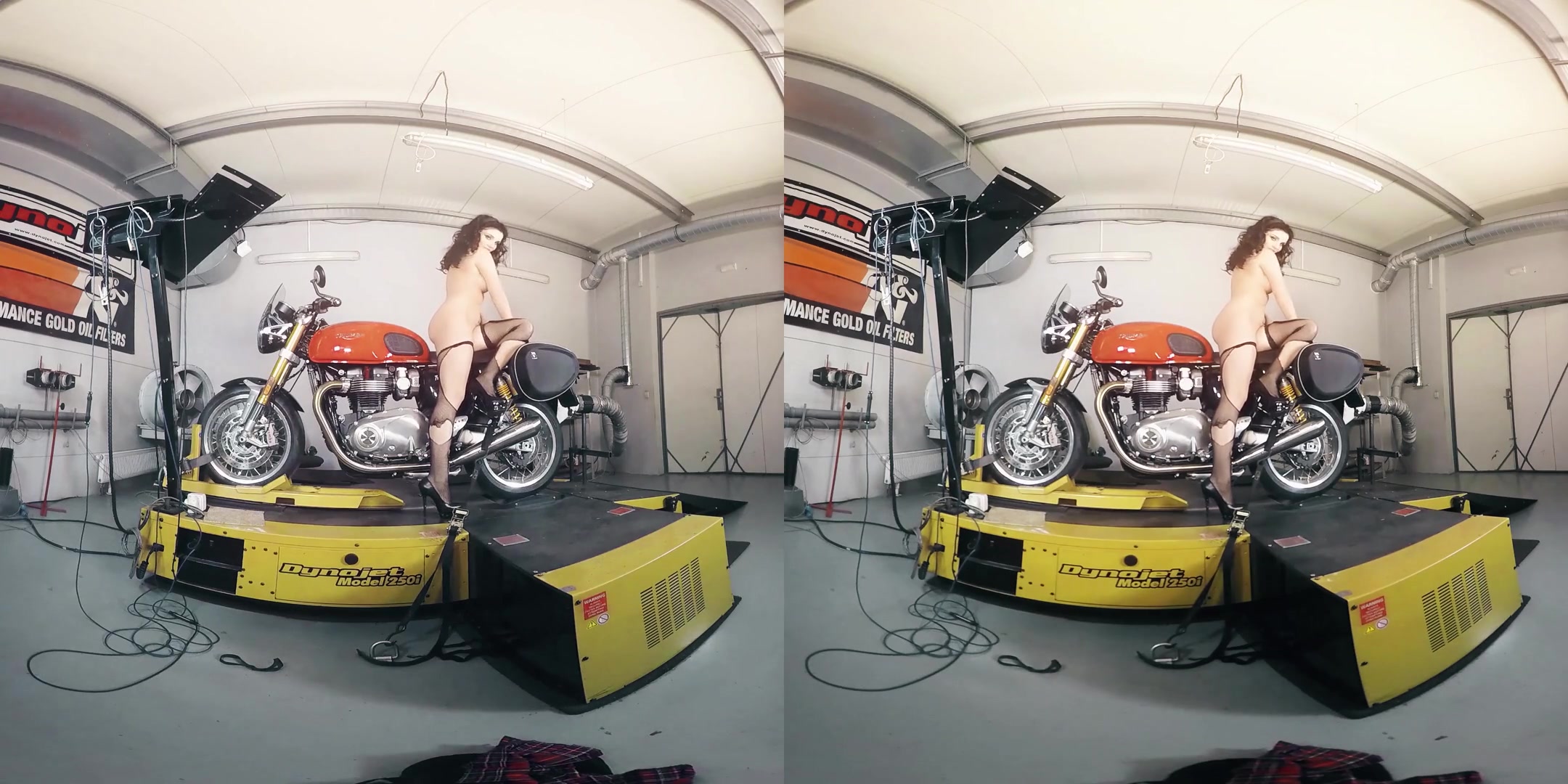Lucia Denvile in Biker Babe Gets Turned on by a Test Drive - BravoModelsMedia