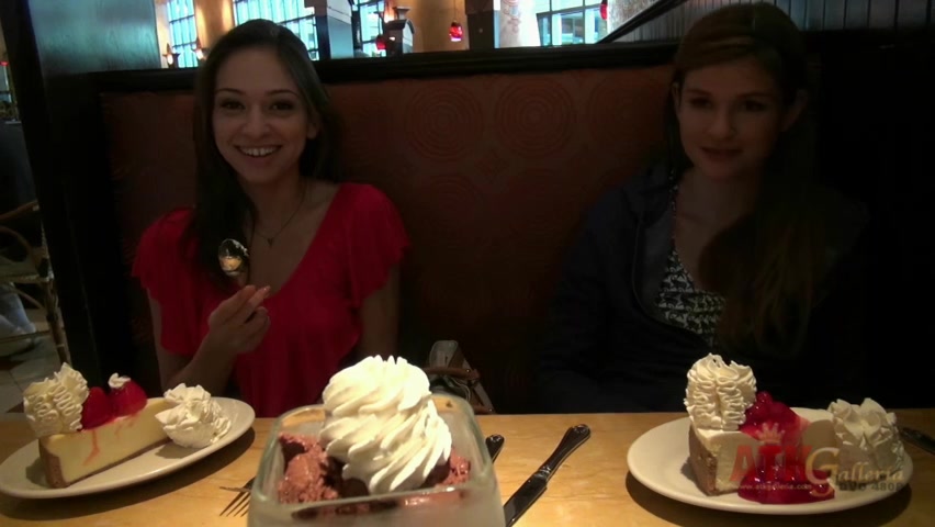 ATKGirlfriends video: Sara Luvv and Lara Brookes - fun double date with you.
