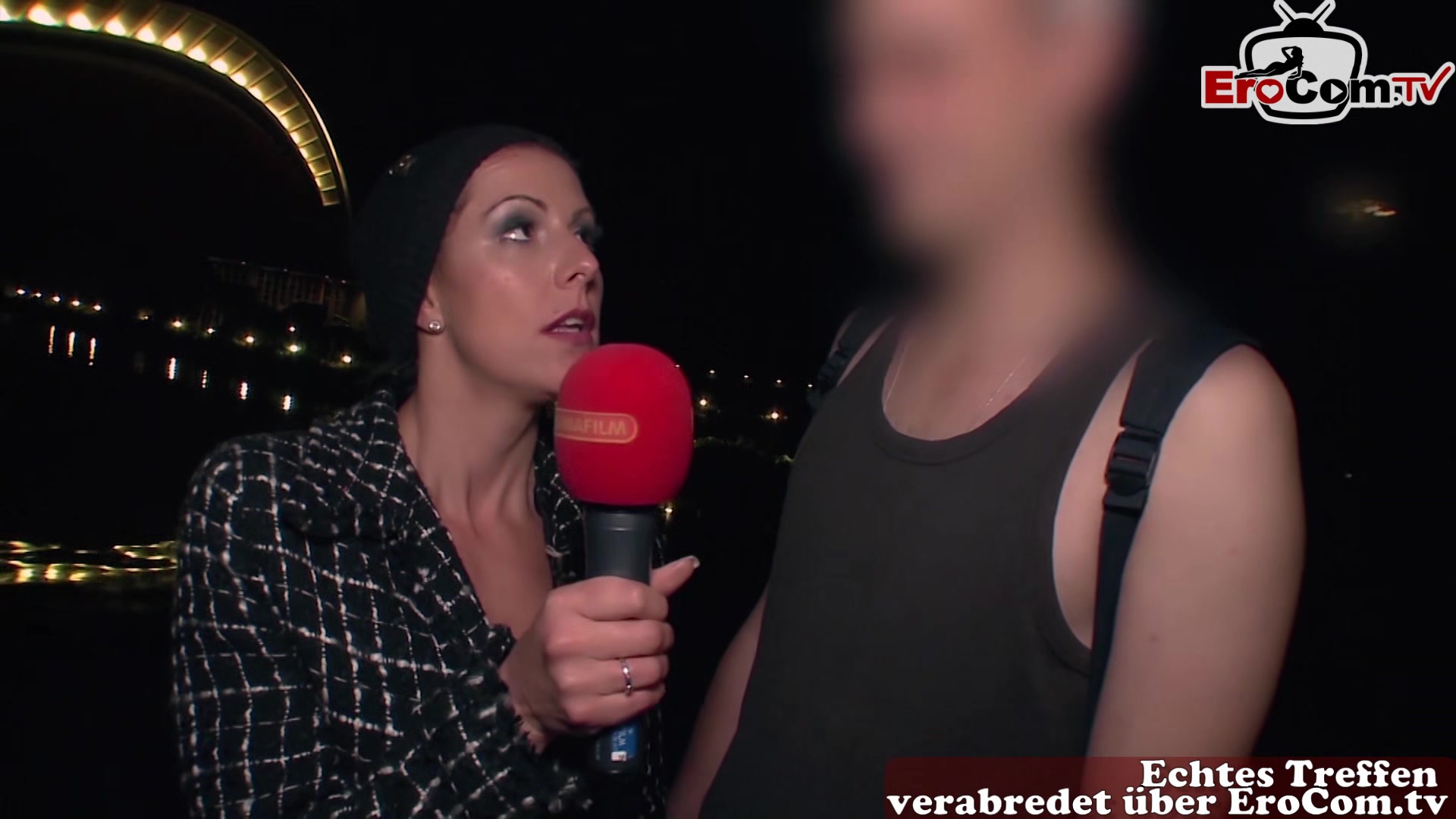 real public flashing street casting pick up