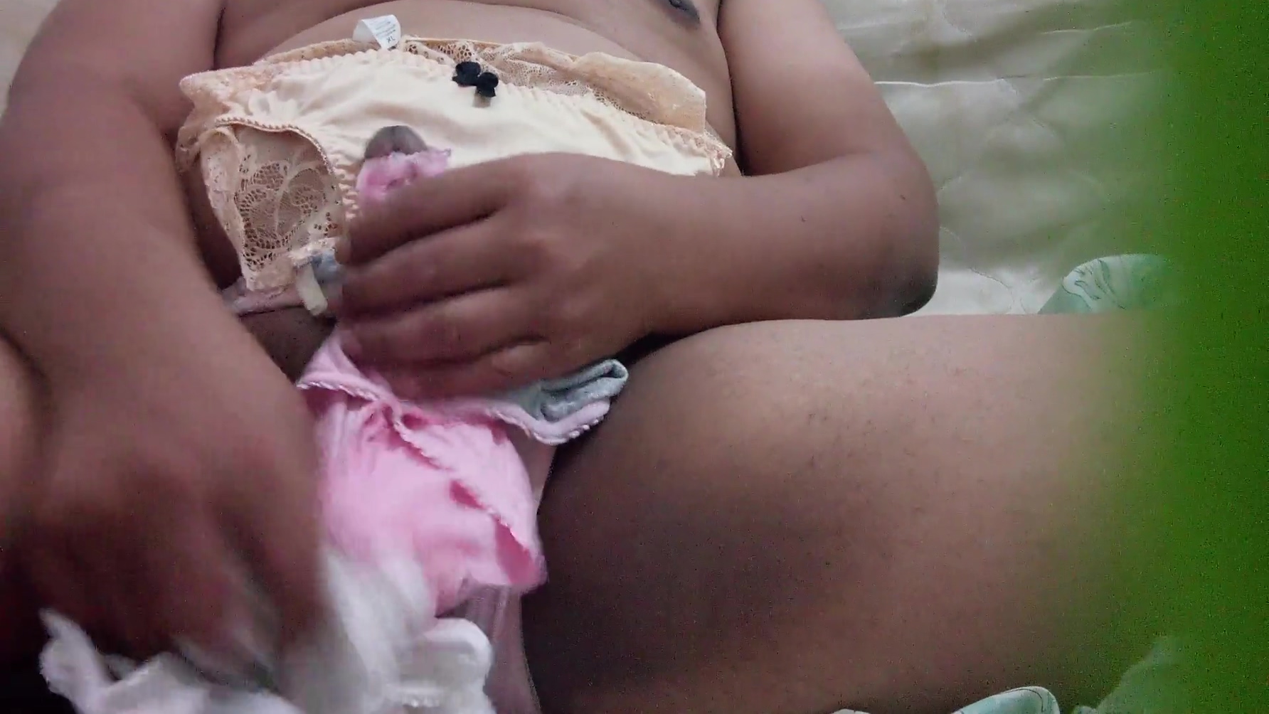 Jerking Off In Bed With Panties On Part 2