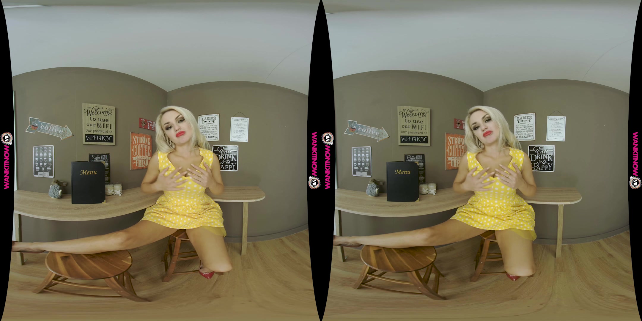 Cum For Coffee featuring Ashley Jay - WankitNowVR