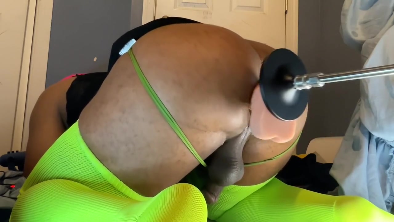 Sex Machine Fucks Big Black Ass