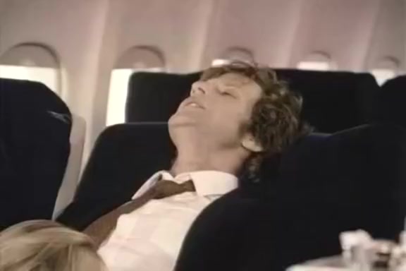 Stacey Donovan, Paul Thomas in retro porn clip featuring sex with a stewardess