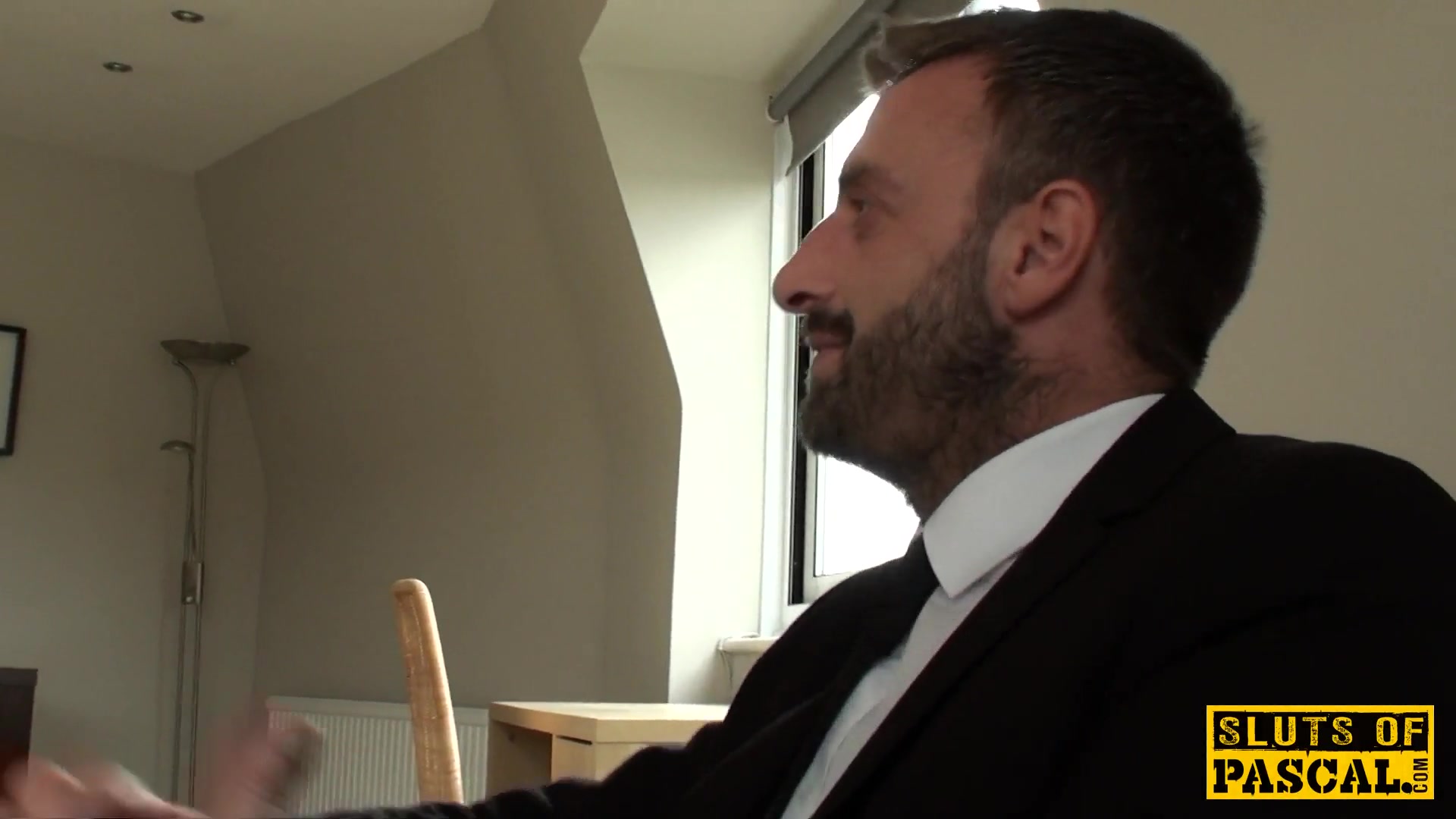 Spanked brit sub Tasha Holtz pounded roughly