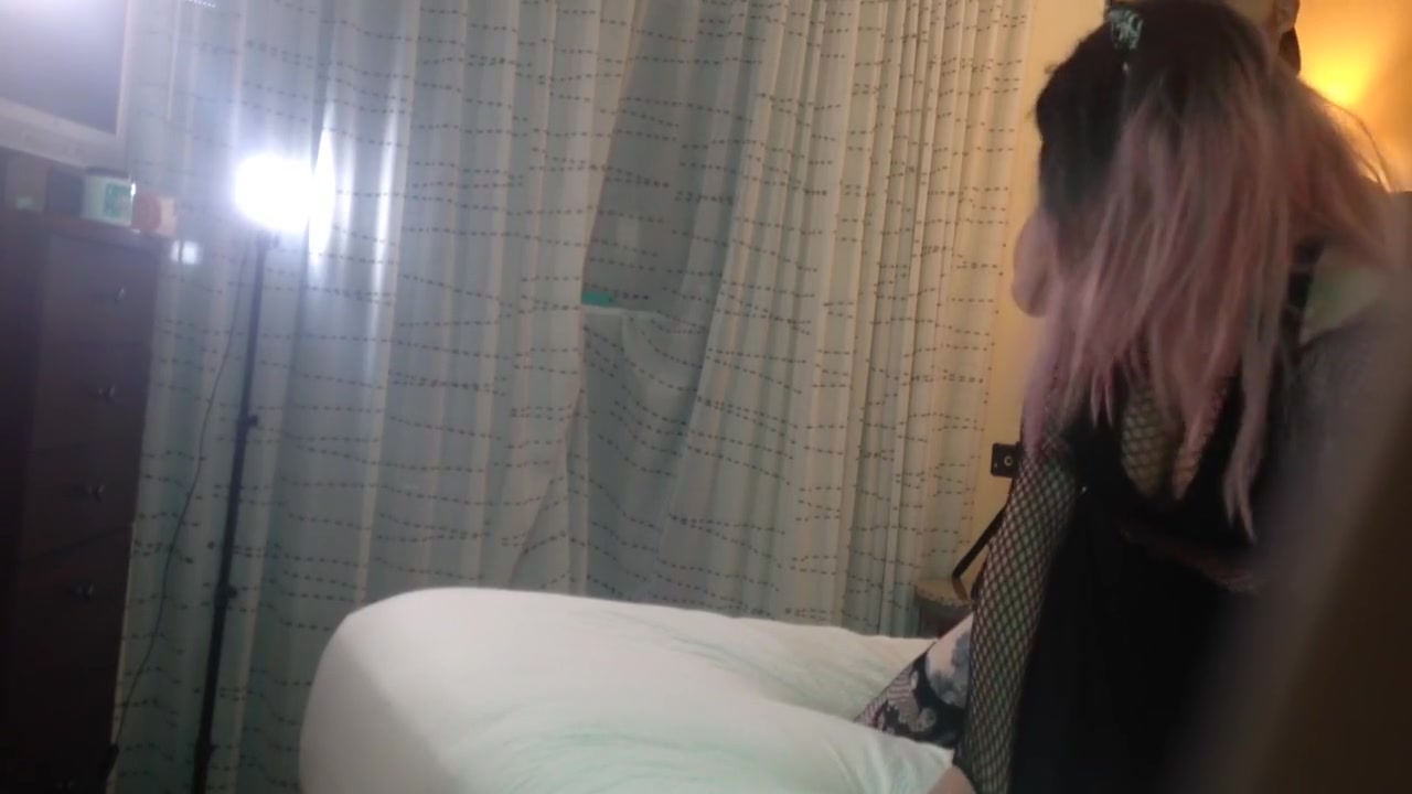 Gothic Trans Woman Fucked